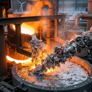 کوره ذوب مجدد برای بازیافت فلزات - کوره صنعتی پایدار و سبز