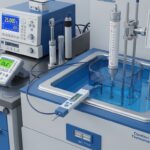 کالیبراسیون ترمومتر در آزمایشگاه صنعتی با ابزارهای دقیق